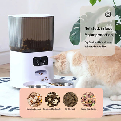 PetMeal™ – Distributeur Automatique Connecté pour Chiens & Chats (5L)